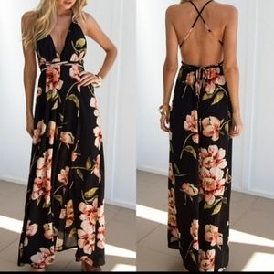Black Floral Dress